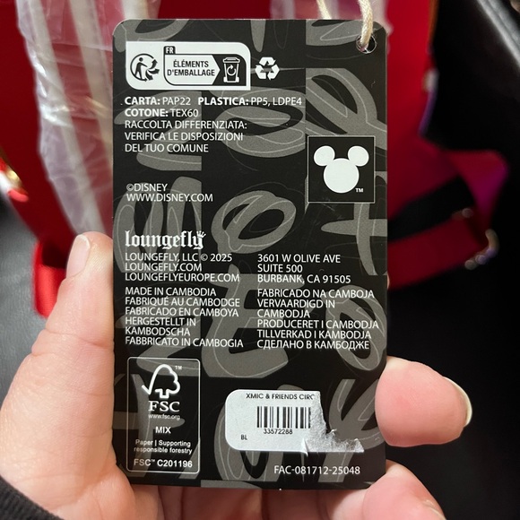 Loungefly - Disney Circus Backpack - Boxlunch Exclusive - Picture 5 of 5